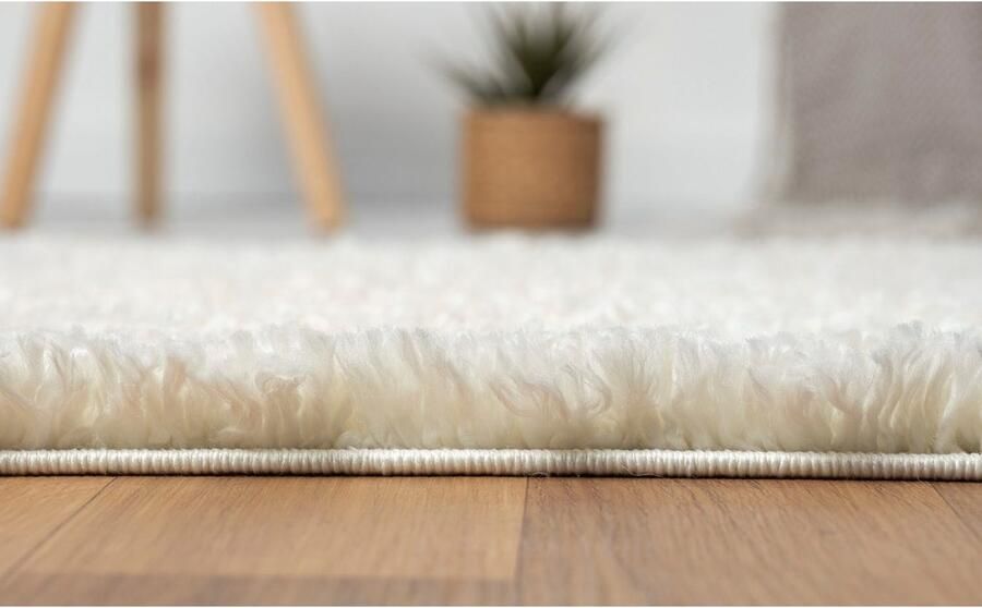 Myflair Möbel & Accessoires Set slaapkamerkleedjes met hoge pool My Shaggy uni-kleuren licht glanzend extra fluffy loper-set - Foto 6