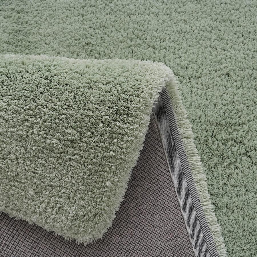 My home Set slaapkamerkleedjes met hoge pool Microvezeltapijt Magong bijzonder zacht zeer fijne pool uni unikleurig slaapkamerkleed loperset slaapkamer kinderkamer - Foto 2