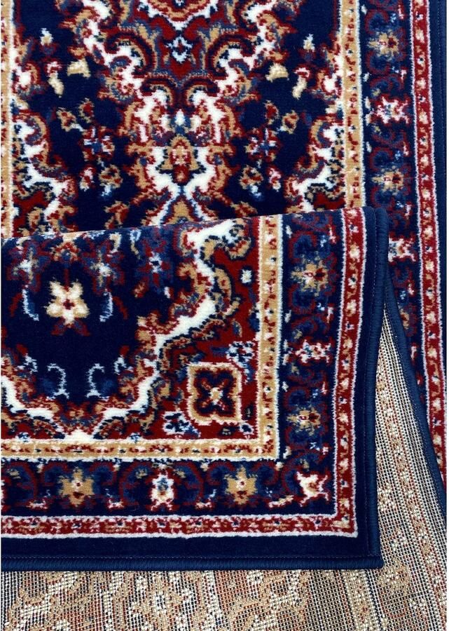 My home Set slaapkamerkleedjes Oriental Made in Belgium Loperset korte pool oriënt-look met randdessin gemakkelijk in onderhoud elegant - Foto 4