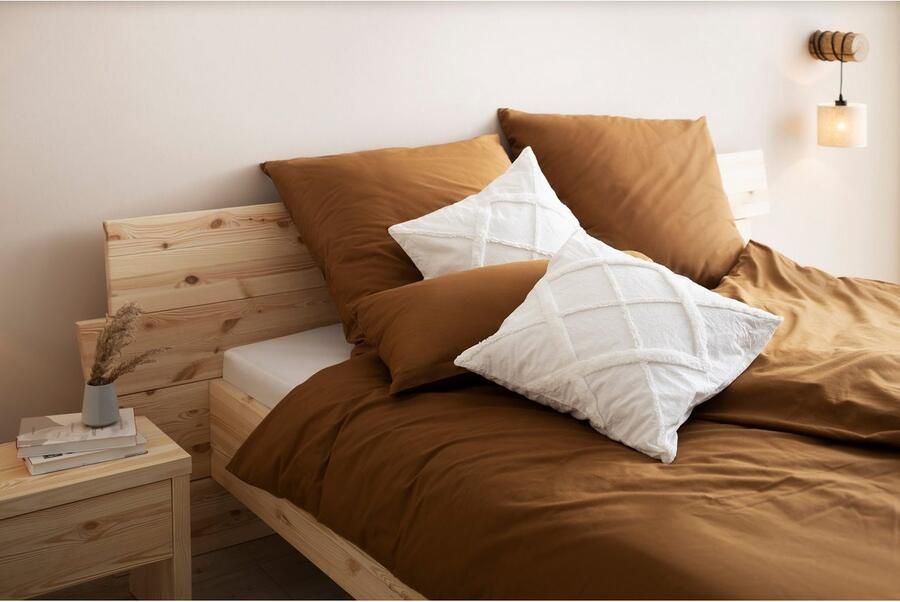 My home Sierkussen Monnia unikleur kussenovertrekken zonder vulling met ritssluiting(2 stuks) - Foto 10