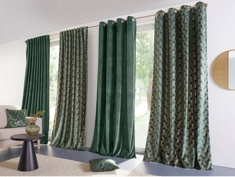 My home Sierkussen Velvet Foil Kussenovertrekken set van 2 40x40 cm zonder vulling (2 stuks)