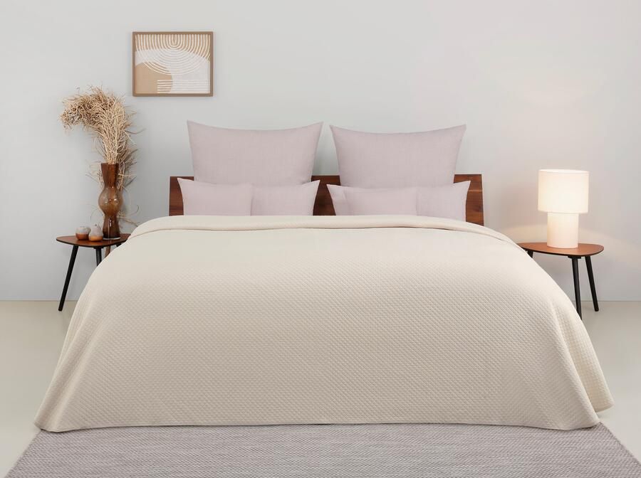 My home Sprei Annika gestikte sprei van 50% gerecycled katoen - Foto 3