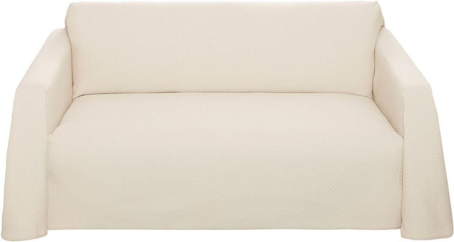 My home Sprei Annika gestikte sprei van 50% gerecycled katoen - Foto 2