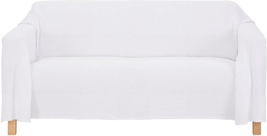 My home Sprei Mira lichte sprei van 100% katoen uni foulard zonder vulling - Foto 5