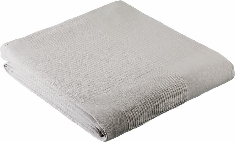 My home Sprei Mira lichte sprei van 100% katoen uni foulard zonder vulling - Foto 4