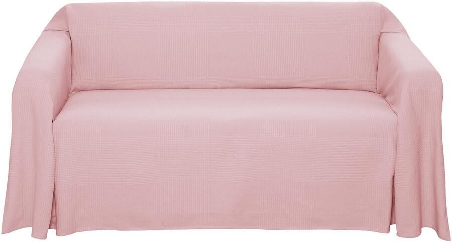 My home Sprei Mira lichte sprei van 100% katoen uni foulard zonder vulling - Foto 4