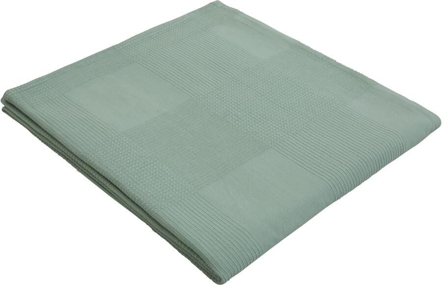 My home Sprei Mira lichte sprei van 100% katoen uni foulard zonder vulling - Foto 4