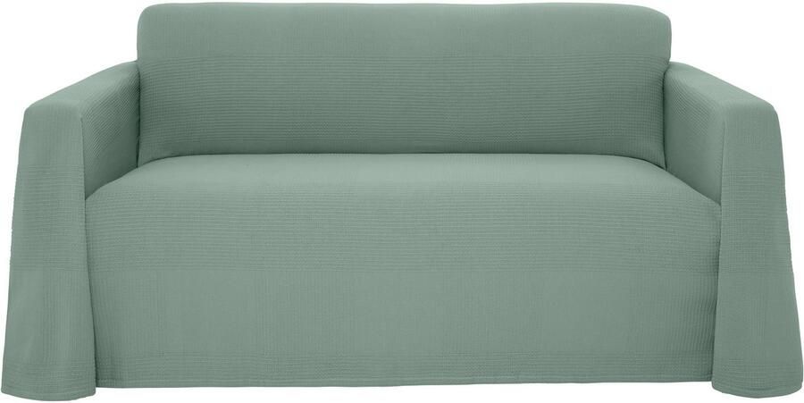 My home Sprei Mira lichte sprei van 100% katoen uni foulard zonder vulling - Foto 3