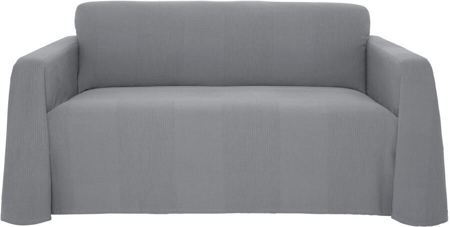 My home Sprei Mira lichte sprei van 100% katoen uni foulard zonder vulling - Foto 3