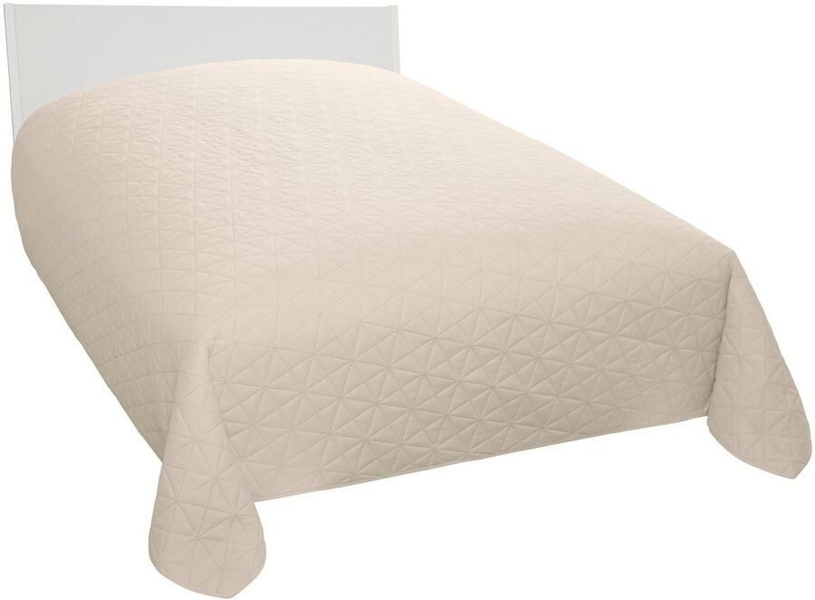 My home Sprei Tesso effen met grafisch patroon