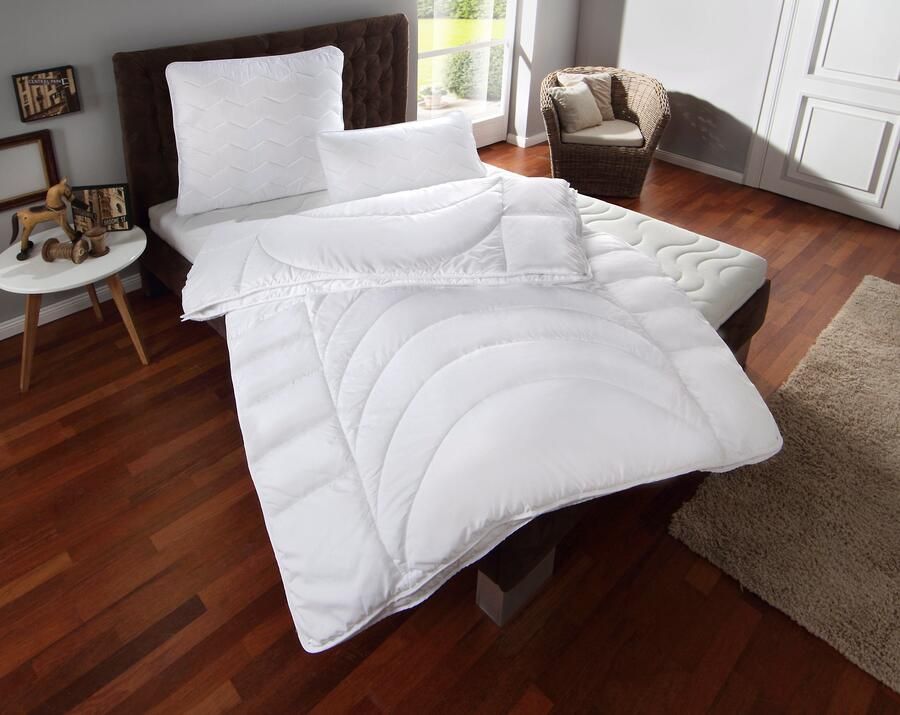 My home Synthetisch dekbed Mondschein dekbed 135x200 cm 155x220 cm 200x200 cm Dekbedden zomer winter geschikt voor mensen met een allergie (mensen met huisstofmijtallergie) Licht - Foto 7