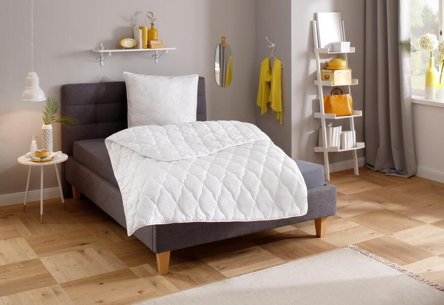 My home Synthetisch dekbed Mondschein dekbed 135x200 cm 155x220 cm 200x200 cm Dekbedden zomer winter geschikt voor mensen met een allergie (mensen met huisstofmijtallergie) Licht - Foto 8