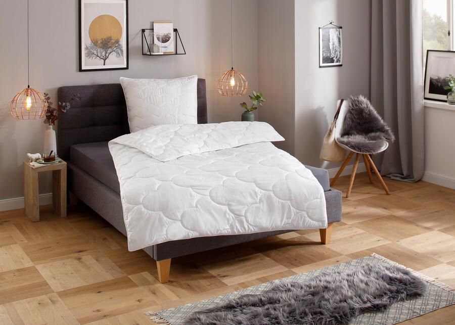 My home Synthetisch dekbed Mondschein dekbed 135x200 cm 155x220 cm 200x200 cm Dekbedden zomer winter geschikt voor mensen met een allergie (mensen met huisstofmijtallergie) Licht - Foto 4