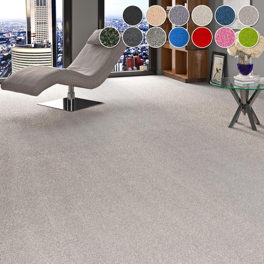 My home Tapijt Zephyra sling Made in Netherlands Uni kleuren Breedte 400 cm slijtvast Woonkamer Slaapkamer