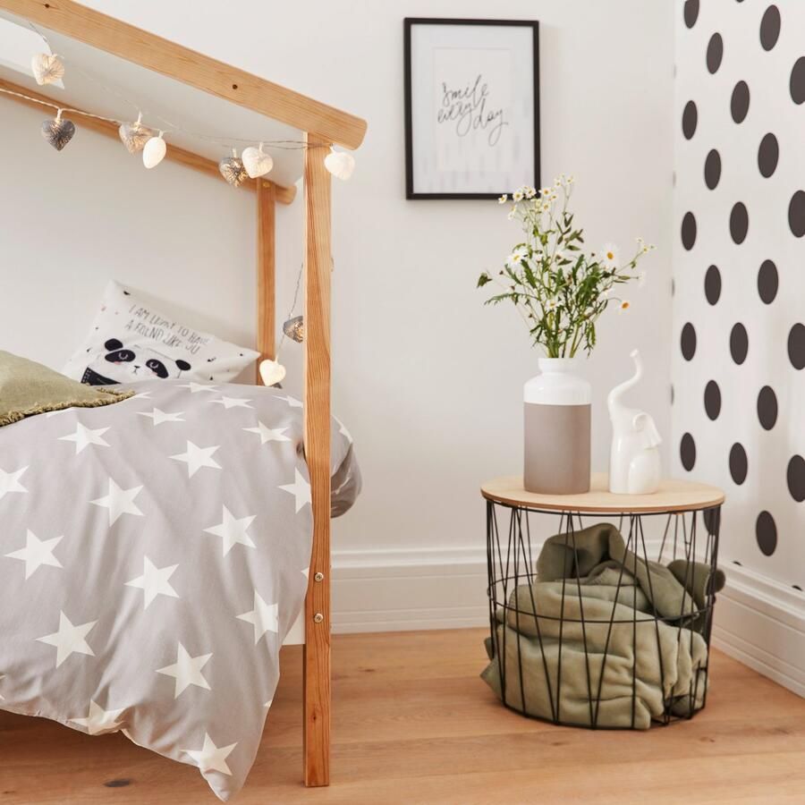 My home Tweezijdig te gebruiken overtrekset Stella Dekbedovertrek met sterretjes kerst winter - Foto 2