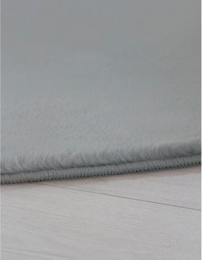My home Vachtvloerkleed Balu kunstbont tapijt modern Konijnenbont-gevoel lange pool slaapkamer woonkamer kinderkamer - Foto 5