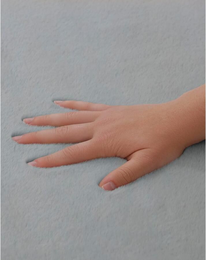 My home Vachtvloerkleed Balu kunstbont tapijt modern Konijnenbont-gevoel lange pool slaapkamer woonkamer kinderkamer - Foto 4