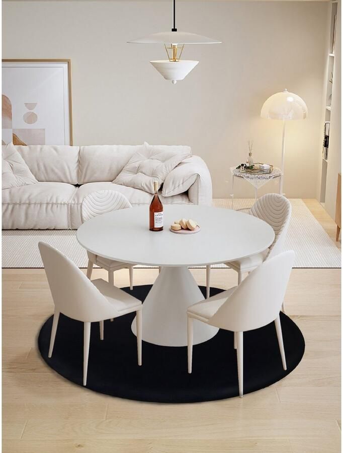 My home Vachtvloerkleed Balu kunstbont tapijt modern Konijnenbont-gevoel lange pool slaapkamer woonkamer kinderkamer - Foto 7