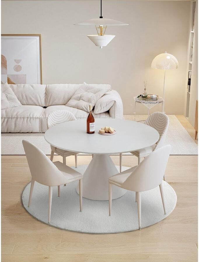 My home Vachtvloerkleed Balu kunstbont tapijt modern Konijnenbont-gevoel lange pool slaapkamer woonkamer kinderkamer - Foto 7