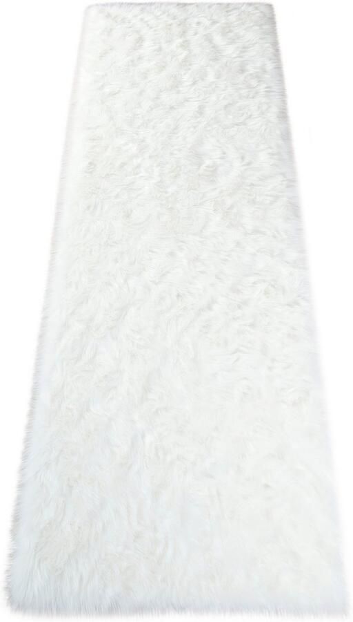 My home Vachtvloerkleed Dena hoogpolige tapijten Imitatiebont zacht unikleuren woonkamer slaapkamer eetkamer - Foto 11