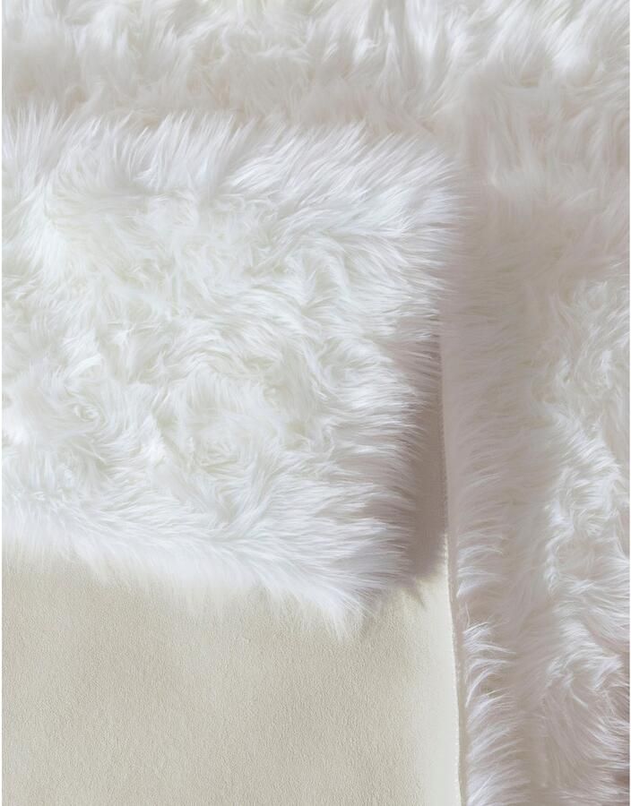 My home Vachtvloerkleed Dena hoogpolige tapijten Imitatiebont zacht unikleuren woonkamer slaapkamer eetkamer - Foto 9