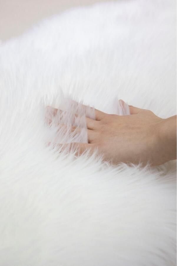 My home Vachtvloerkleed Dena hoogpolige tapijten Imitatiebont zacht unikleuren woonkamer slaapkamer eetkamer - Foto 10