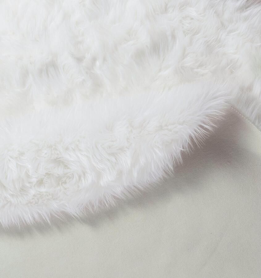 My home Vachtvloerkleed Dena hoogpolige tapijten Imitatiebont zacht unikleuren woonkamer slaapkamer eetkamer - Foto 6