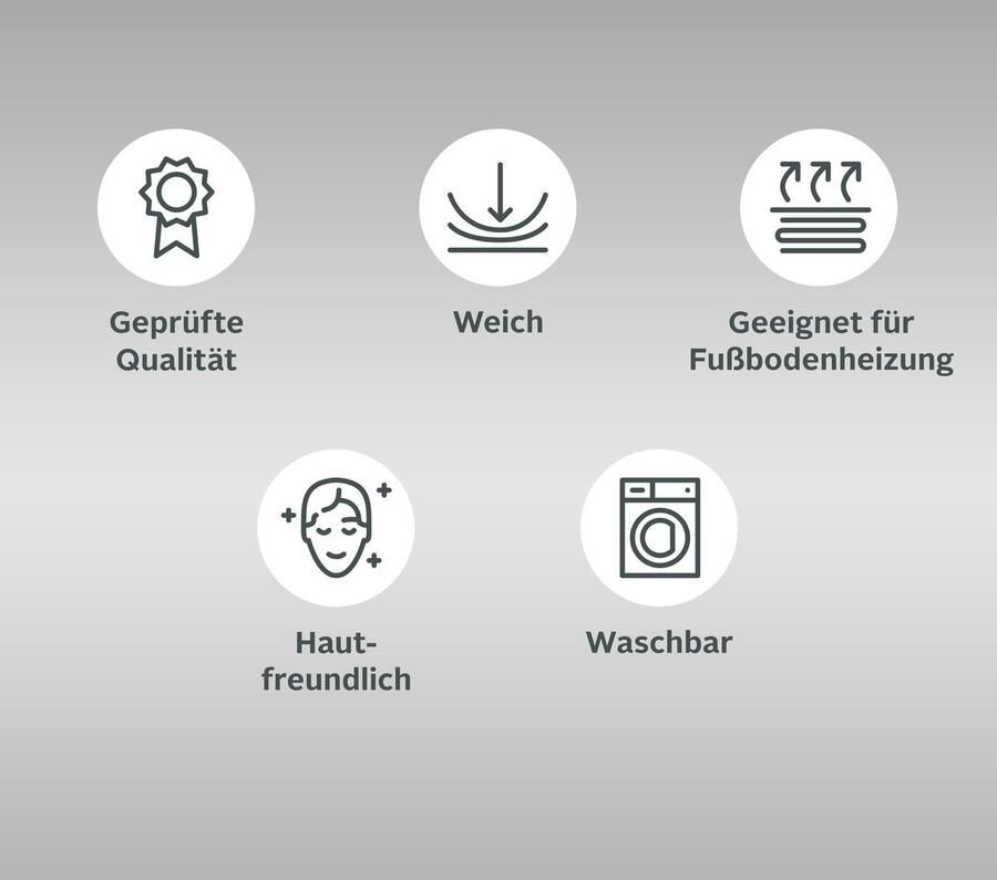 My home Vachtvloerkleed Dena tapijten vachtvorm wasbaar Imitatiebont zacht unikleuren woonkamer slaapkamer eetkamer - Foto 9