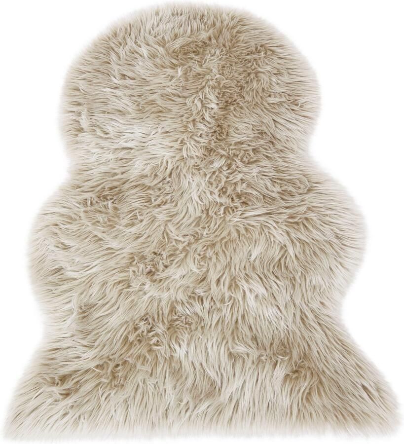 My home Vachtvloerkleed Dena tapijten vachtvorm wasbaar Imitatiebont zacht unikleuren woonkamer slaapkamer eetkamer - Foto 8