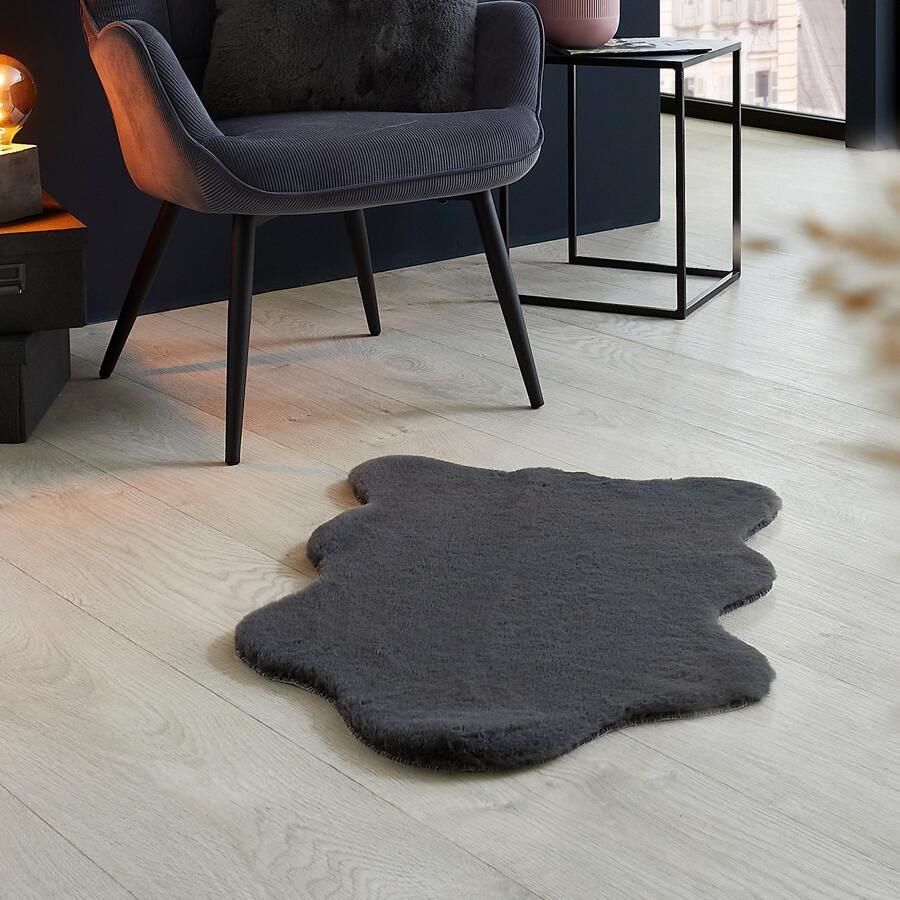 My home Vachtvloerkleed Lugano Kunstbont uni kleuren zacht & knuffelig ook als 2-set verkrijgbaar - Foto 6