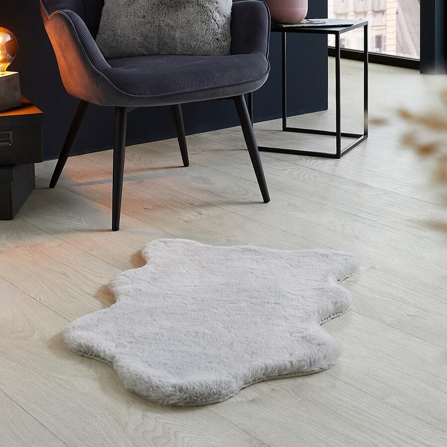 My home Vachtvloerkleed Lugano Kunstbont uni kleuren zacht & knuffelig ook als 2-set verkrijgbaar - Foto 6