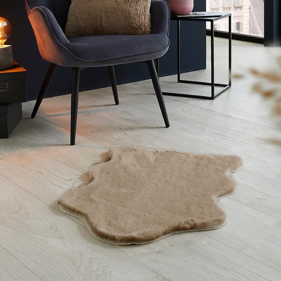 My home Vachtvloerkleed Lugano Kunstbont uni kleuren zacht & knuffelig ook als 2-set verkrijgbaar - Foto 6