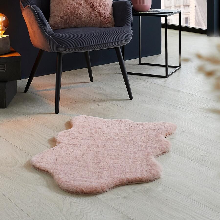 My home Vachtvloerkleed Lugano Kunstbont uni kleuren zacht & knuffelig ook als 2-set verkrijgbaar - Foto 6