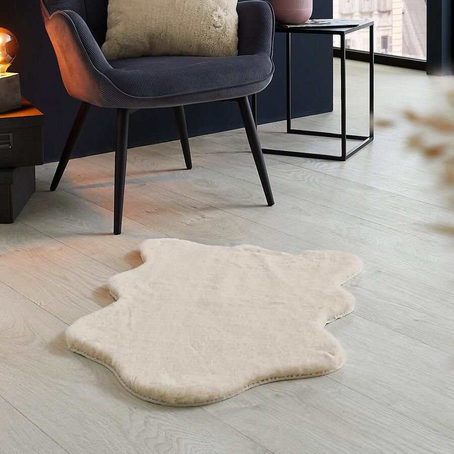 My home Vachtvloerkleed Lugano Kunstbont uni kleuren zacht & knuffelig ook als 2-set verkrijgbaar - Foto 6