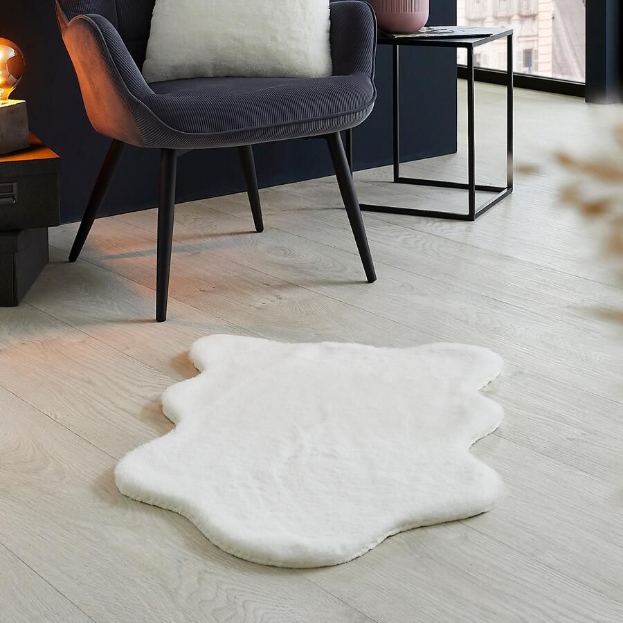 My home Vachtvloerkleed Lugano Kunstbont uni kleuren zacht & knuffelig ook als 2-set verkrijgbaar - Foto 6