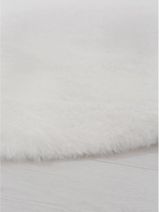 My home Vachtvloerkleed Rabbit imitatiebont konijnenbont-gevoel microvezel bijzonder hoog en pluizig woonkamer slaapkamer kinderkamer - Foto 5