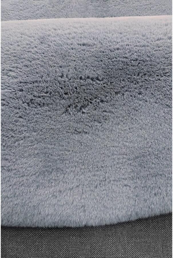 My home Vachtvloerkleed Rabbit imitatiebont konijnenbont-gevoel microvezel bijzonder hoog en pluizig woonkamer slaapkamer kinderkamer - Foto 3