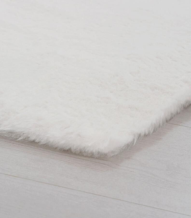 My home Vachtvloerkleed Rabbit imitatiebont konijnenbont-gevoel microvezel bijzonder hoog en fluffy woonkamer slaapkamer gang loper - Foto 3