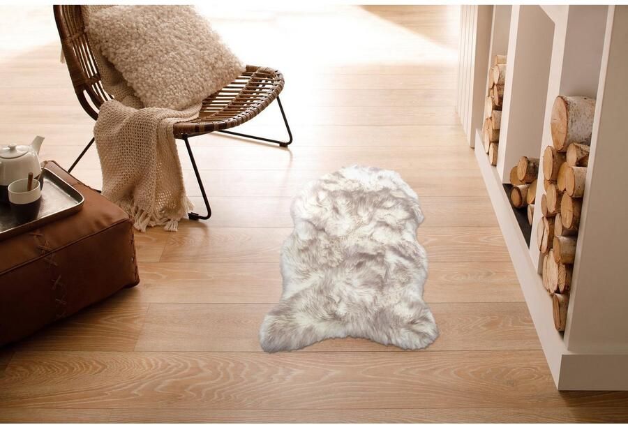 My home Vachtvloerkleed Sammo Imitatiebont felle kleuren bijzonder zacht heerlijk zacht vloerkleed