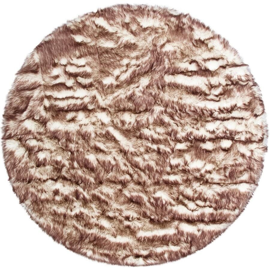 My home Vachtvloerkleed Sammo Imitatiebont felle kleuren bijzonder zacht heerlijk zacht vloerkleed