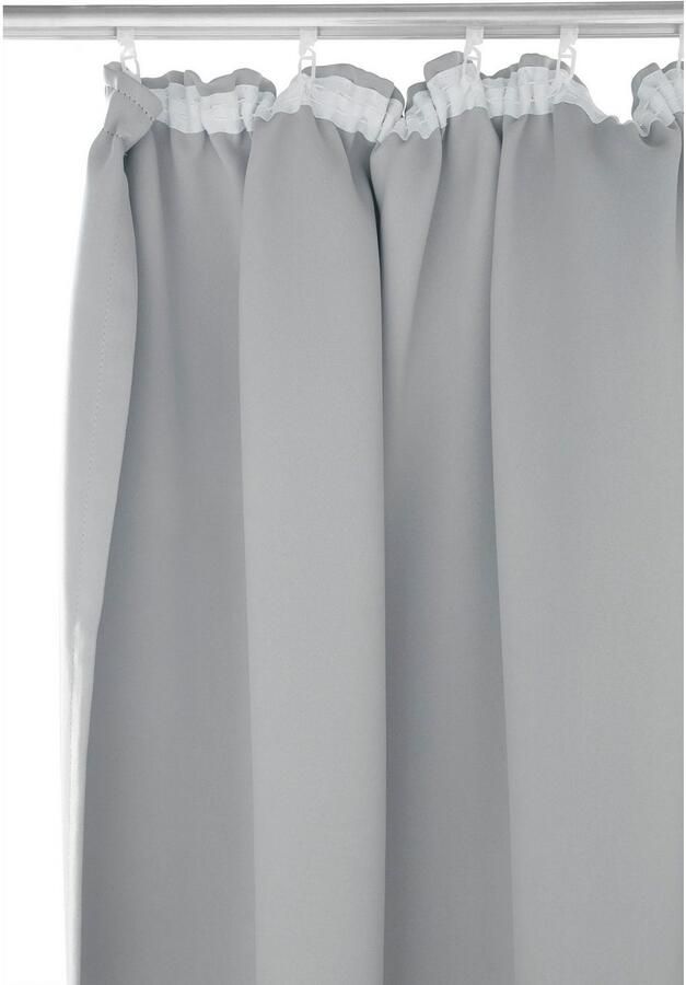 My home Verduisteringsgordijn Solana gordijnen met rimpelband overgordijnen woonkamer modern 2-delige set verduisteringsgordijnen met thermofunctie bestseller effen (2 stuks) - Foto 4