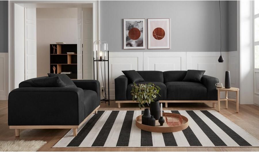 My home Vloerkleed Alan omkeerbaar tapijt dubbelzijdig te gebruiken strepen scandi weerbestendig voor binnen en buiten - Foto 7