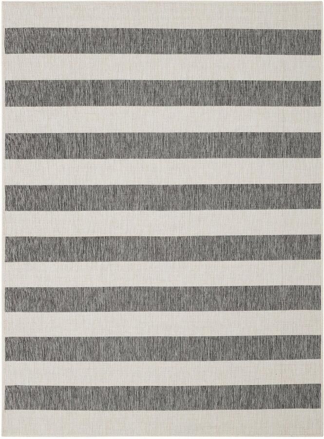 My home Vloerkleed Alan omkeerbaar tapijt dubbelzijdig te gebruiken strepen scandi weerbestendig voor binnen en buiten - Foto 11