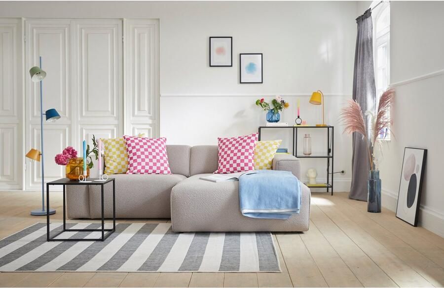 My home Vloerkleed Alan omkeerbaar tapijt dubbelzijdig te gebruiken strepen scandi weerbestendig voor binnen en buiten - Foto 10