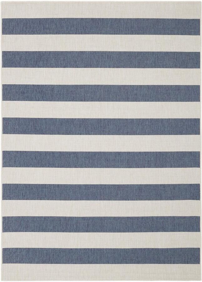 My home Vloerkleed Alan omkeerbaar tapijt dubbelzijdig te gebruiken strepen scandi weerbestendig voor binnen en buiten - Foto 8