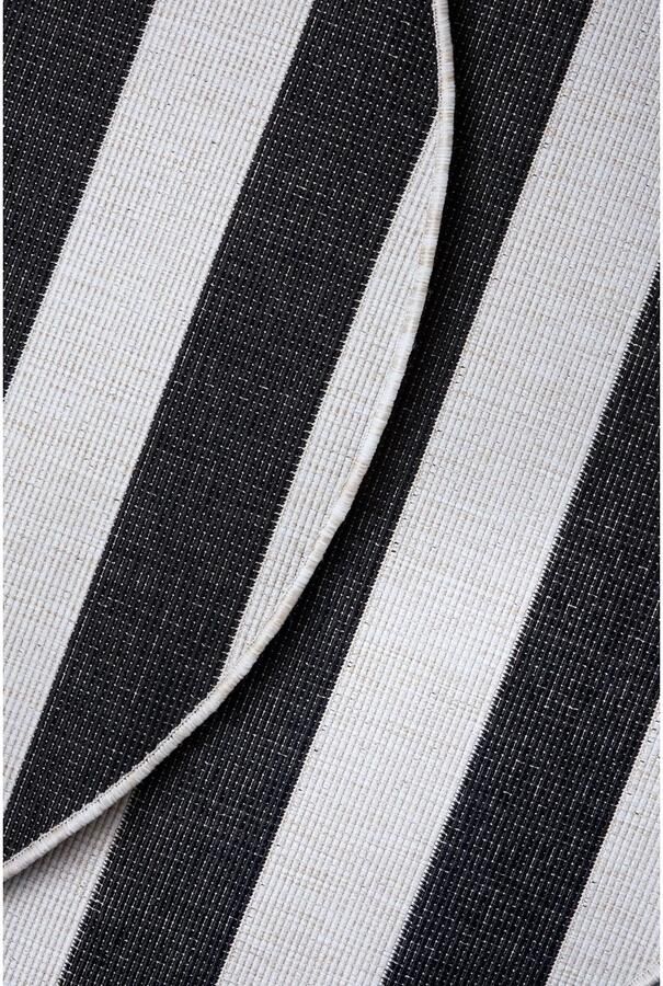 My home Vloerkleed Alan omkeerbaar tapijt Dubbelzijdig te gebruiken strepen Scandi weerbestendig voor binnen en buiten - Foto 4