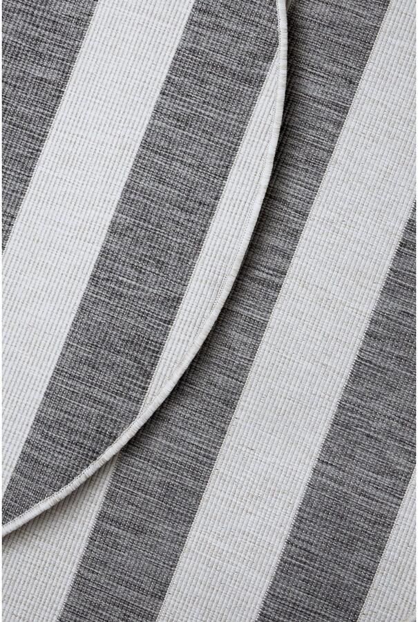 My home Vloerkleed Alan omkeerbaar tapijt Dubbelzijdig te gebruiken strepen Scandi weerbestendig voor binnen en buiten - Foto 4