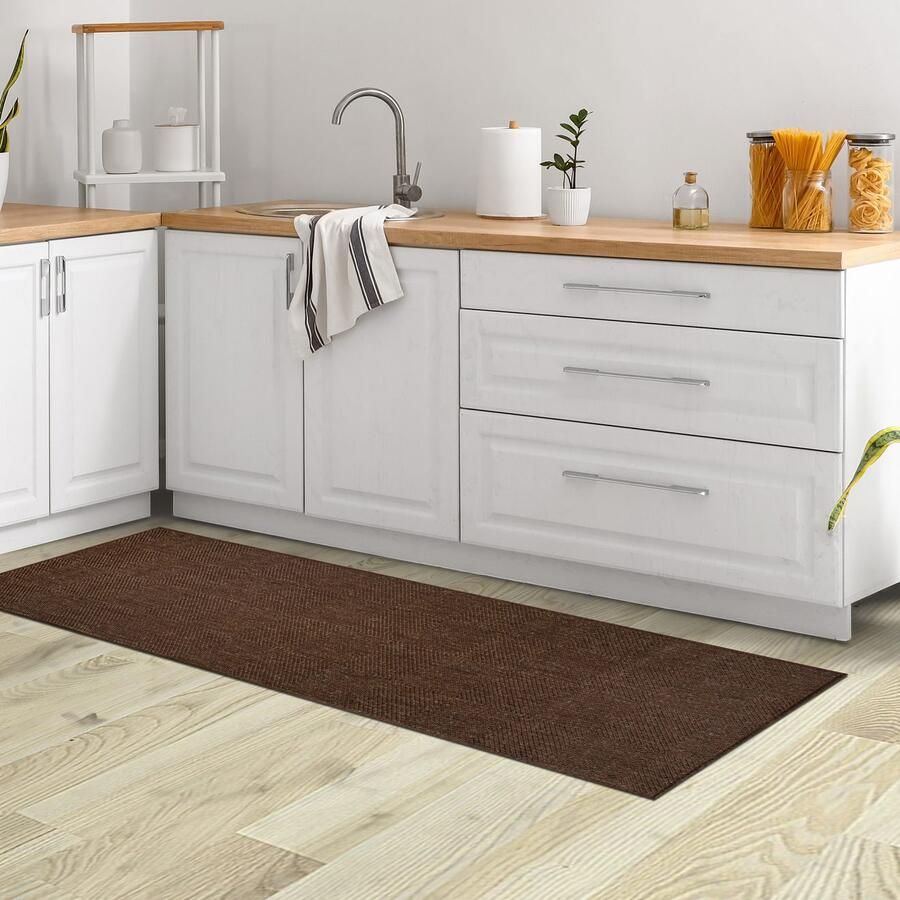 My home Vloerkleed Anna is ook als loper verkrijgbaar Geschikt voor binnen en buiten sisal-look weerbestendig & uv-bestendig