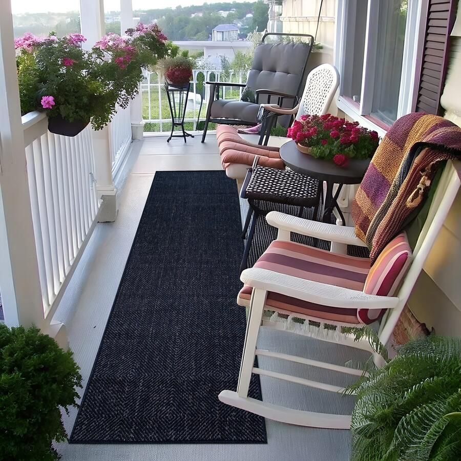 My home Vloerkleed Anna ook als loper verkrijgbaar Geschikt voor binnen en buiten sisal-look weerbestendig & uv-bestendig - Foto 2