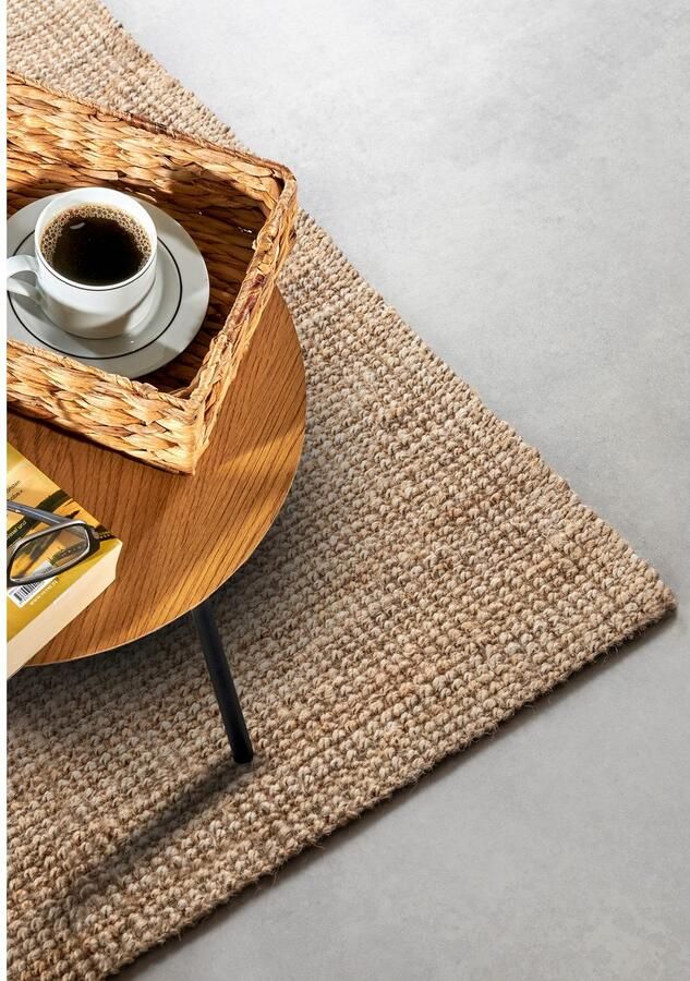 My home Vloerkleed Avot jute tapijt 100% jutevezel loper eetkamer woonkamer scandi - Foto 2